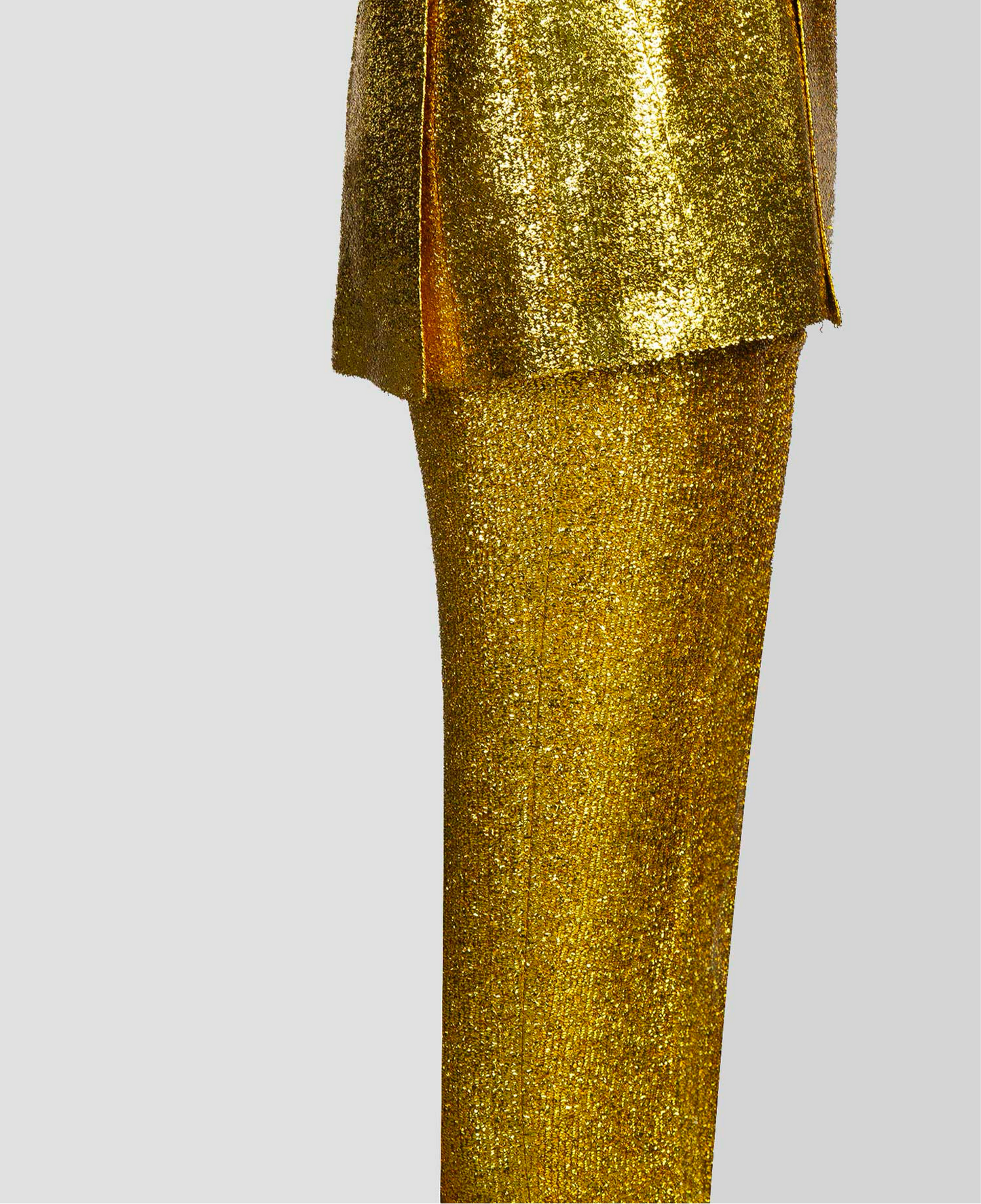 BlingBling Gold Sequins Double Breasted Prom Suits for Boy
