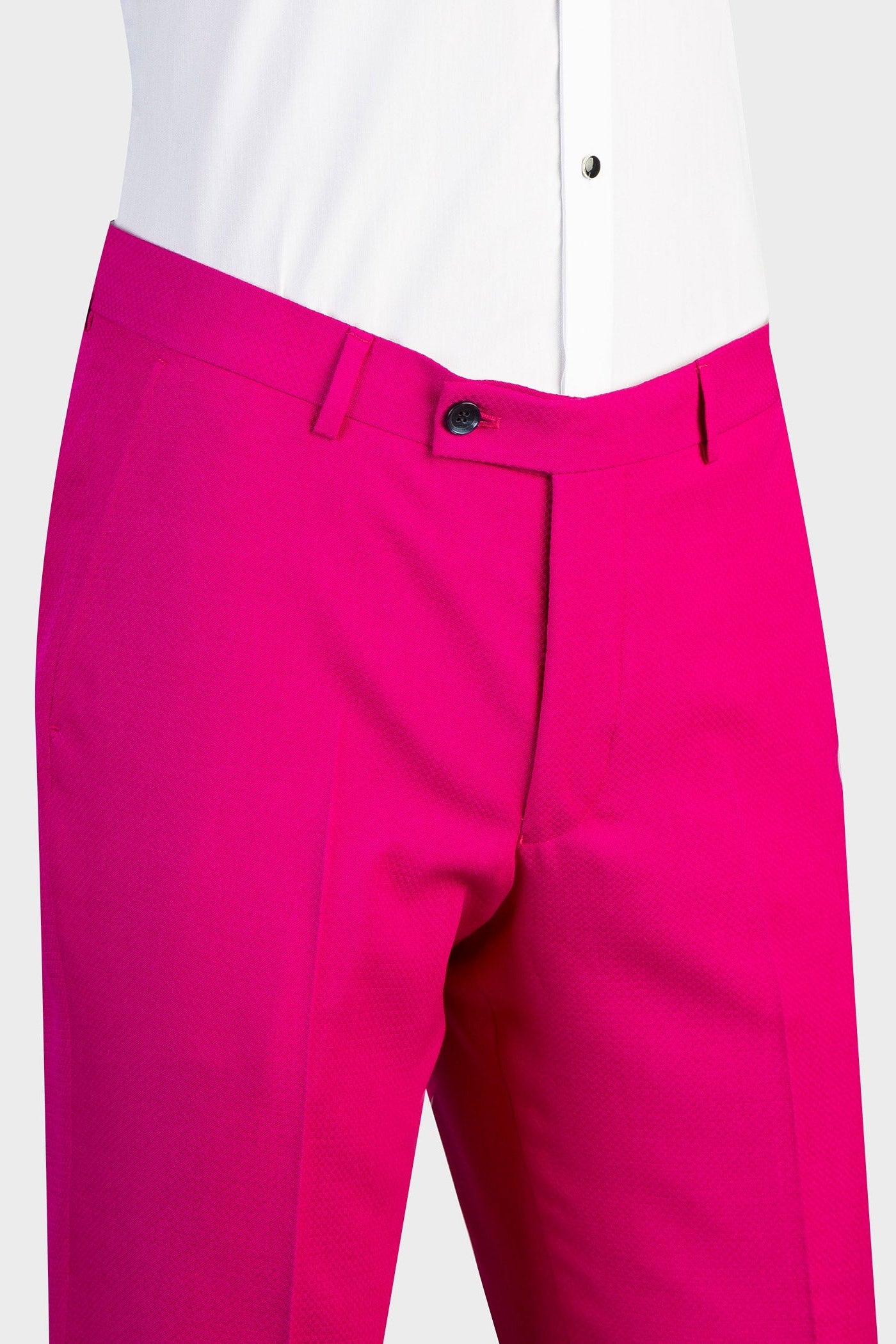 Hot Fuchsia Shawl Lapel Double Breasted Prom Suits for Boy
