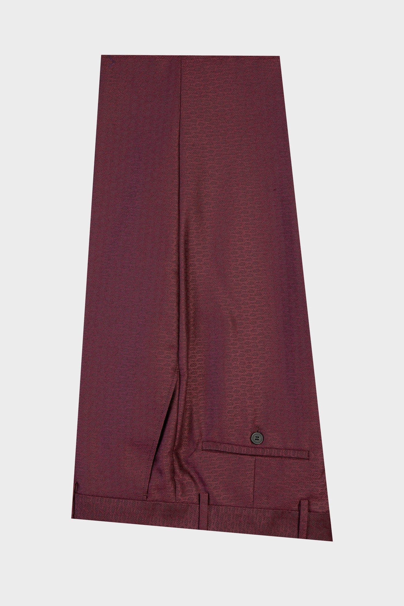 Burgundy 3 Pieces Shawl Lapel Wedding Men Suit