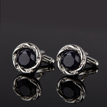 CTF0001 Silver Vast Starry Sky Cufflinks
