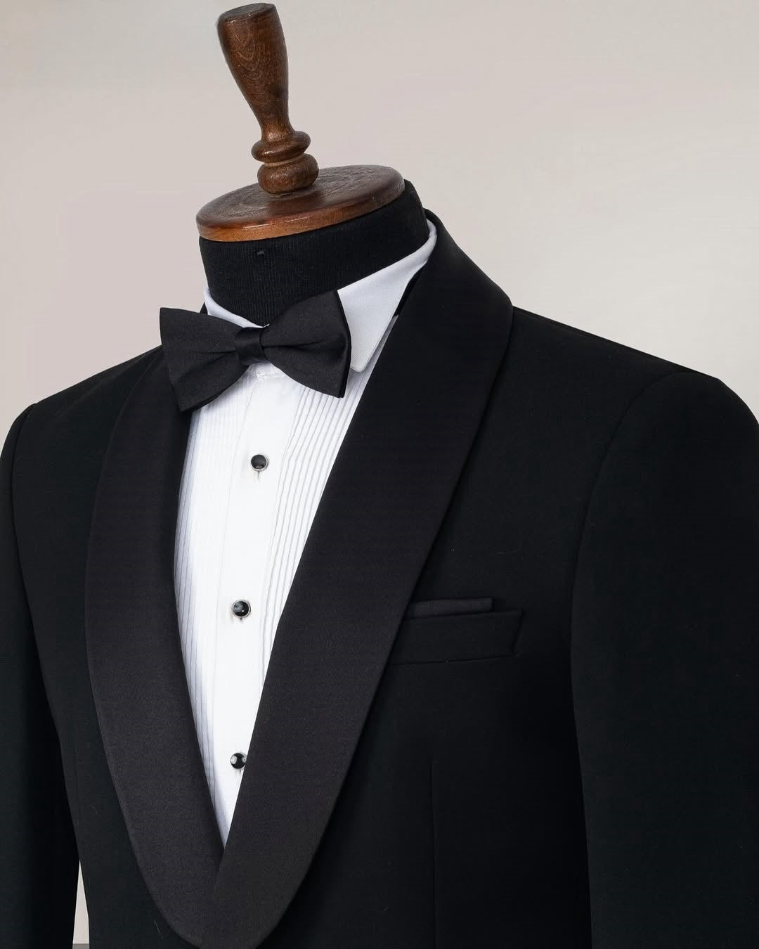 Classic One Button Black Satin Shawl Lapel Cheap Men's Suit